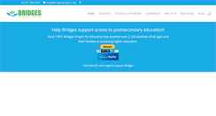 Desktop Screenshot of bridgesproject.org