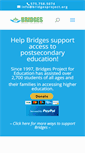 Mobile Screenshot of bridgesproject.org